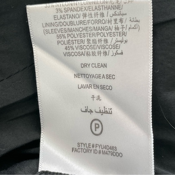 BCBG MaxAzria  Sheer Ruffle Back Cropped Blazer Size XS - Picture 10 of 10